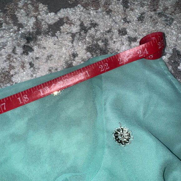 [NEW] Women's Indya Sky Blue Embroidered Anarkali Gown - Picture 6 of 11